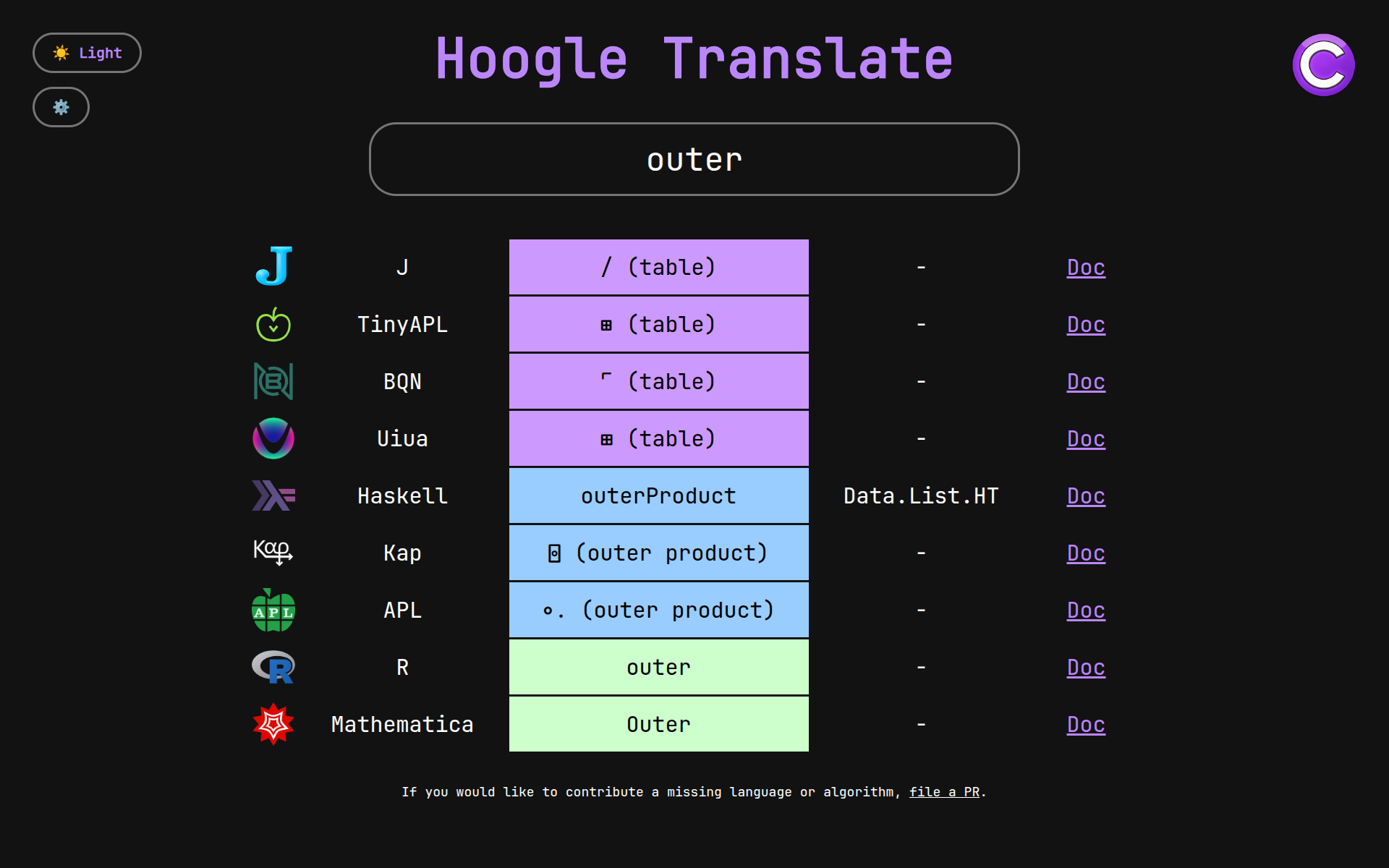 HoogleTranslate